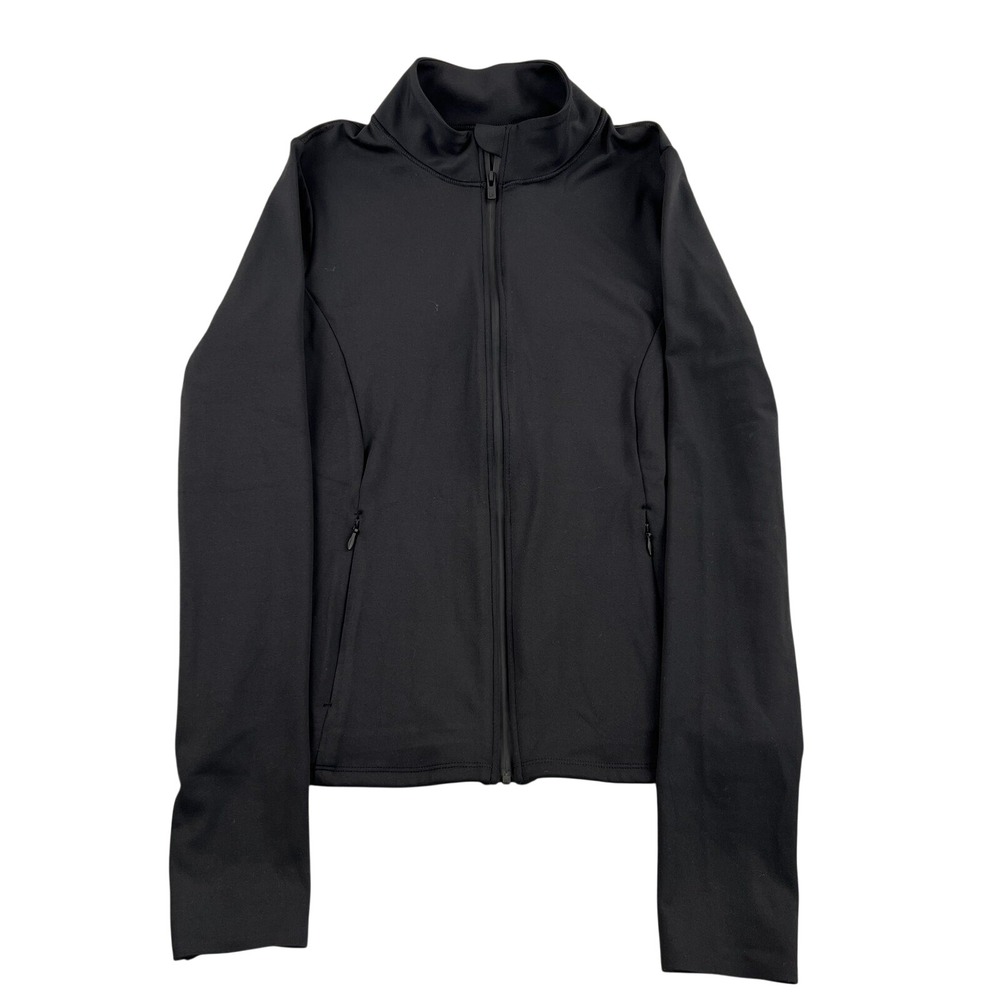 Victoria's Secret PINK Full Zip Active Jacket M Black Women Athleisure Workout